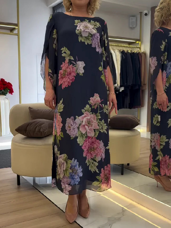Livia | Elegantes Blumendruck Maxikleid Sommer für Damen 1
