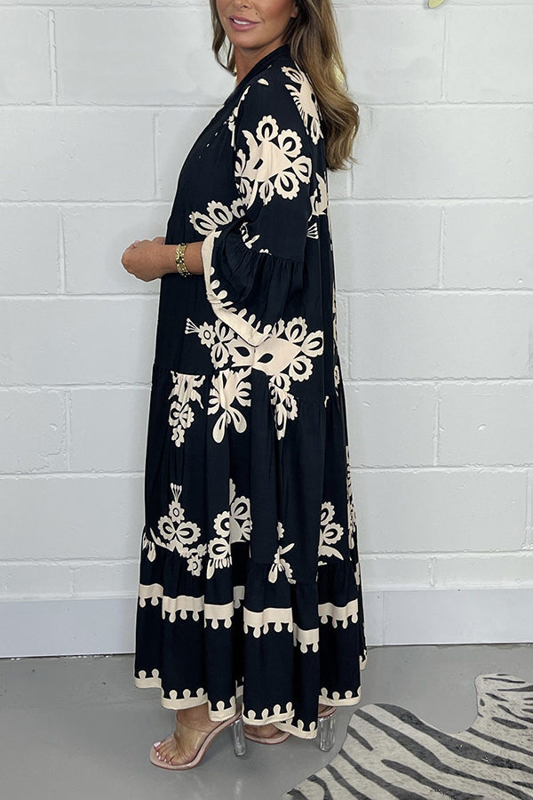 Livia | Elegantes Blumendruck Maxikleid Sommer für Damen 6