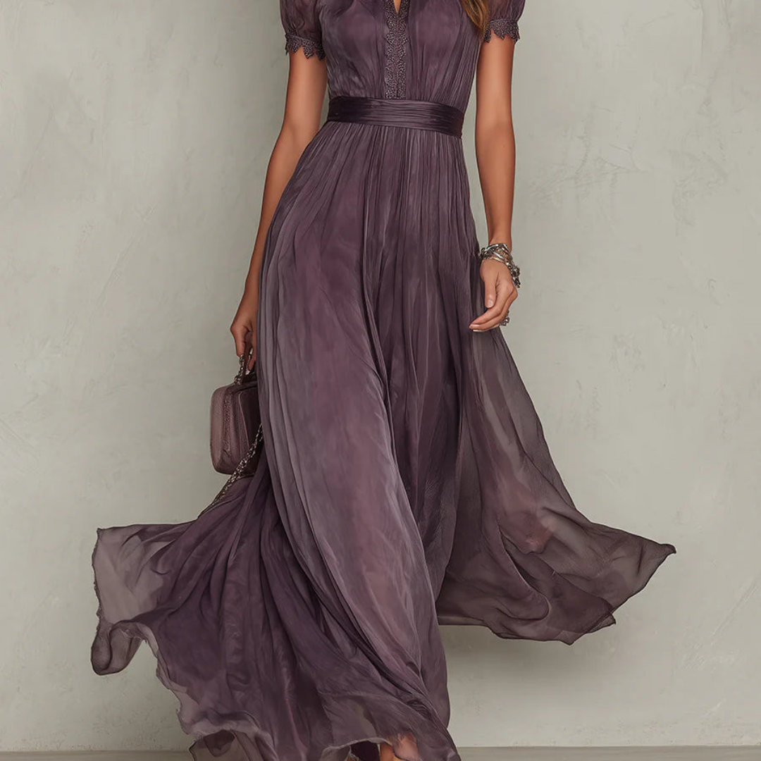 Livia | Elegantes Maxikleid Langarm für Festliche Anlässe 3