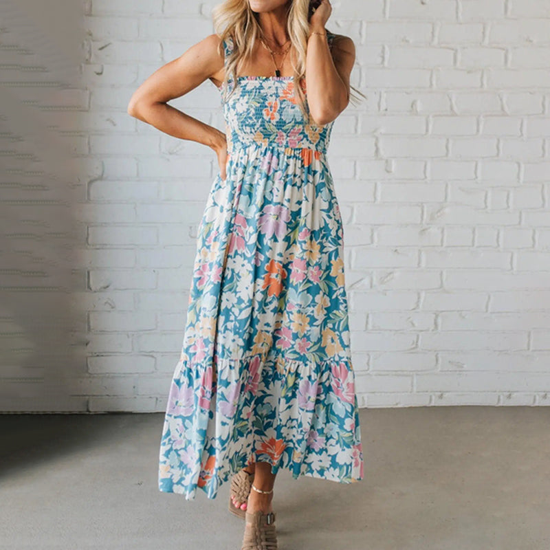Livia | Elegantes Maxikleid Sommer mit Verstellbaren Trägern 0