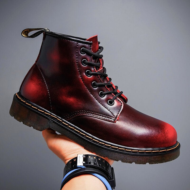 Logan | Vintage-Schnürstiefel aus echtem Leder 1