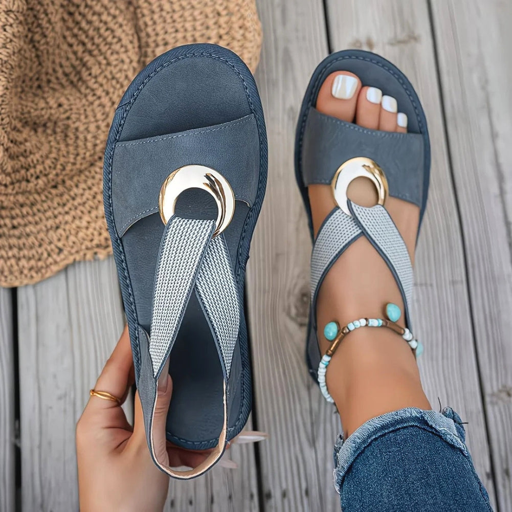 Luna | Elegante, Bequeme &amp; Stilvolle Küstensandale für Frauen 3
