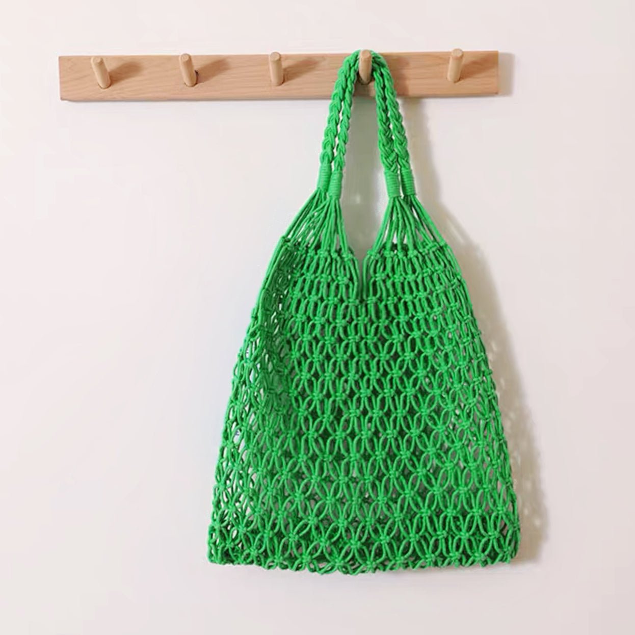 Luna | Handgefertigte Makramee-Baumwolltasche 4