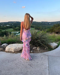 Amelie | Romantisches und elegantes fließendes Maxikleid