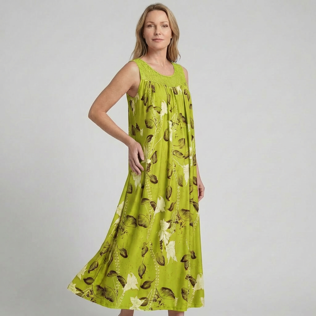 Lunara | Elegantes Maxikleid Sommer mit Spitze für Damen – Ideal als Hochzeitsgast-Outfit 2