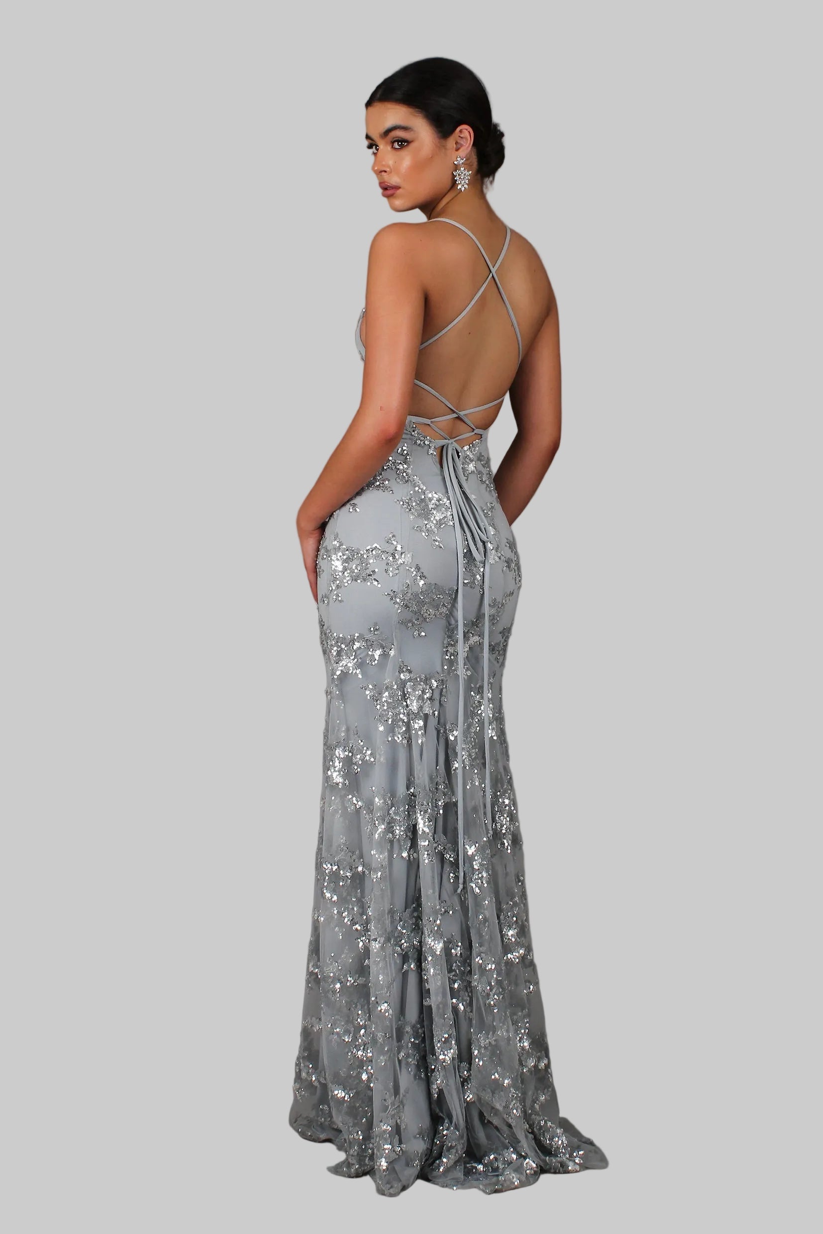 Lunara | Glamouröses V-Ausschnitt Maxikleid Sommer für Damen 3