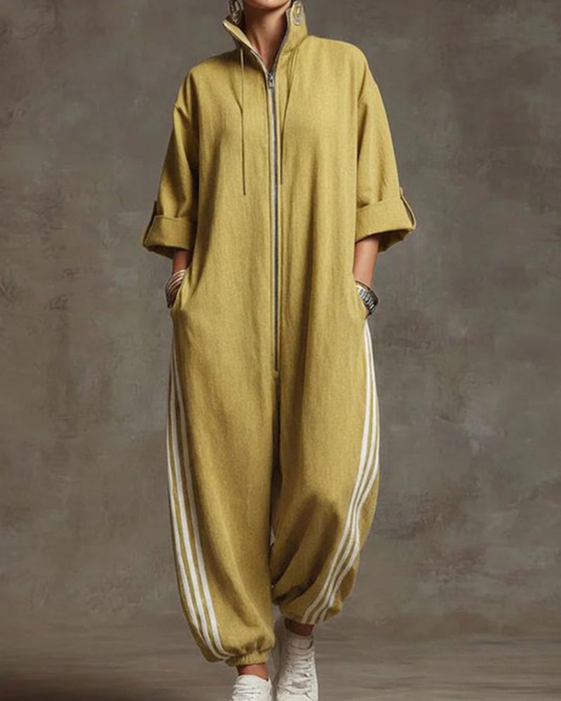 Lurelle | Sportlicher, Bequemer &amp; Stilvoller Jumpsuit mit Reißverschluss 4
