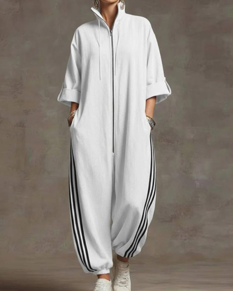 Lurelle | Sportlicher, Bequemer &amp; Stilvoller Jumpsuit mit Reißverschluss 8