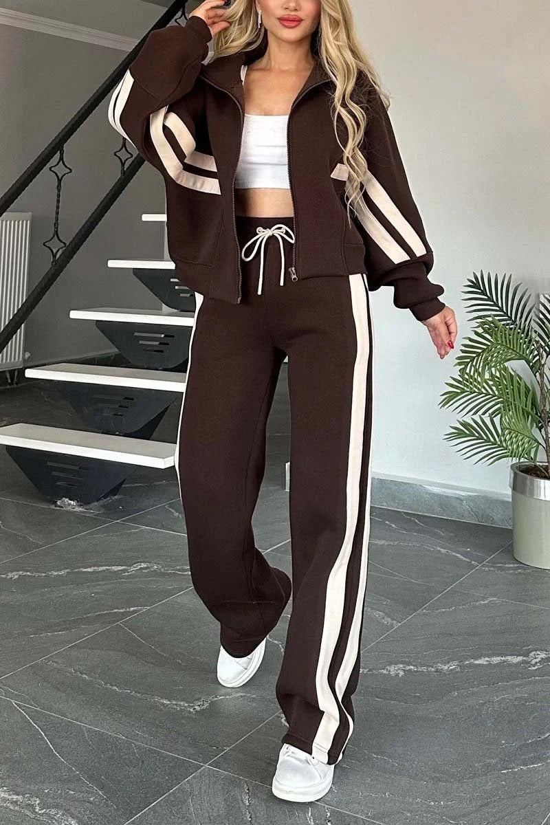 Lydia | Bequemer, Sportlicher Damen Trainingsanzug – Ideal für Freizeit und Casual Outfits 3