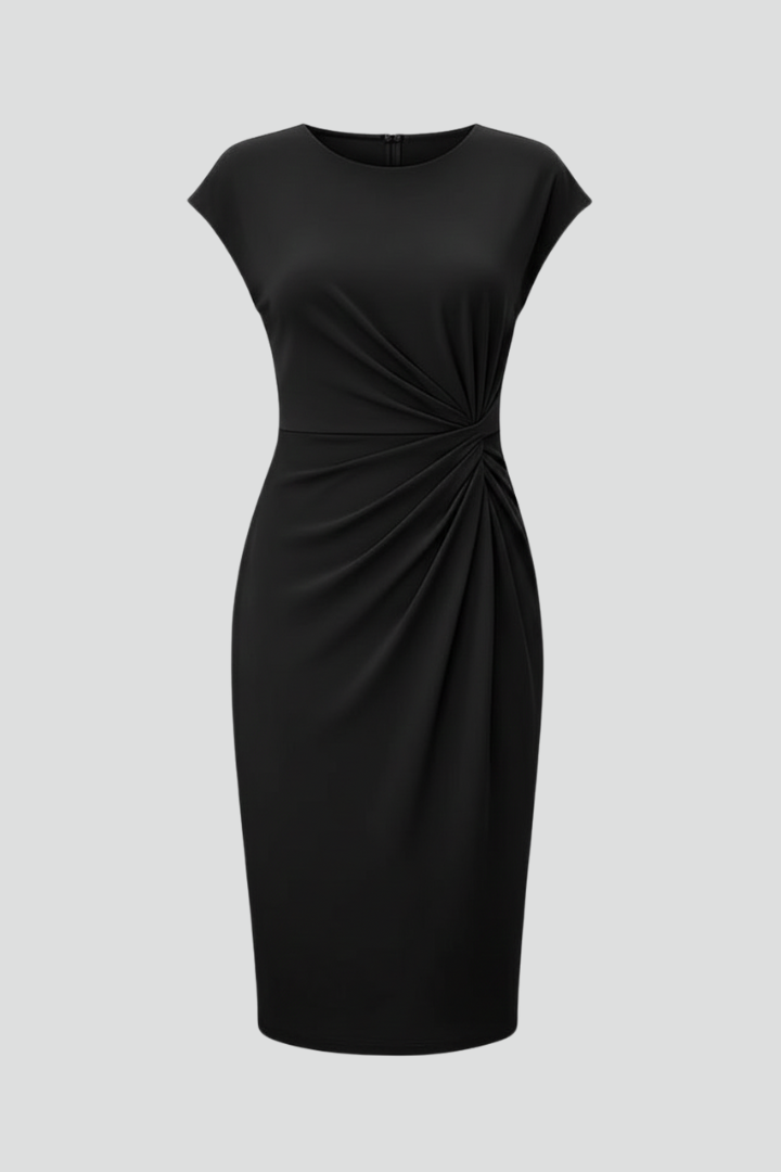 Lysandra | Elegantes, Bequemes Damenkleid mit Rundhalsausschnitt – Vielseitiges Festliches Kleid für Jeden Anlass 1