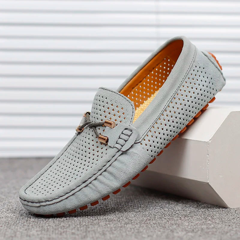 Marco | Herren Slipper Perforiert Atmungsaktiv Elegant Casual Fit 10