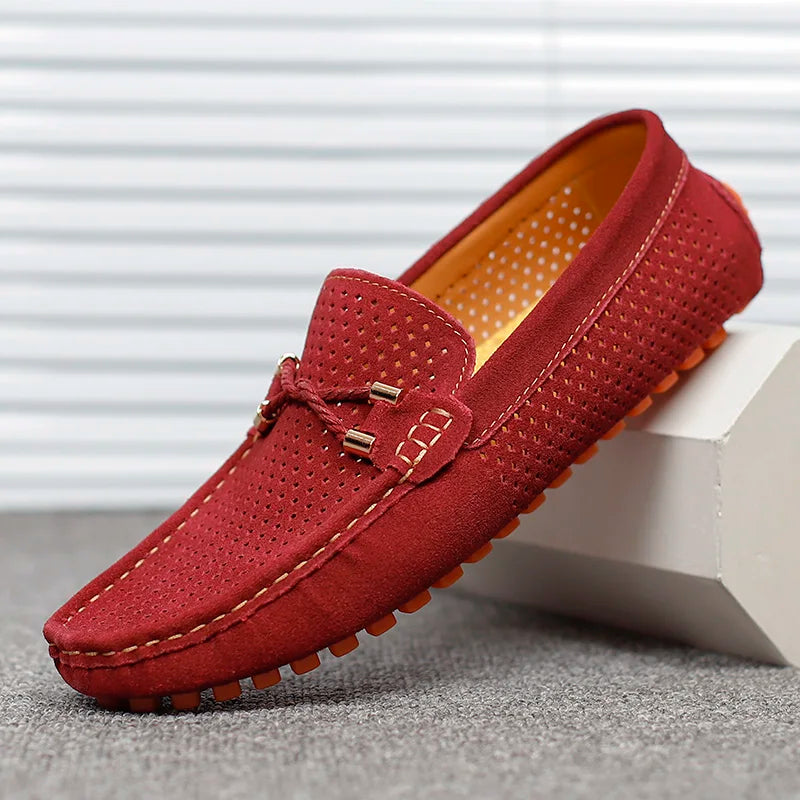 Marco | Herren Slipper Perforiert Atmungsaktiv Elegant Casual Fit 11