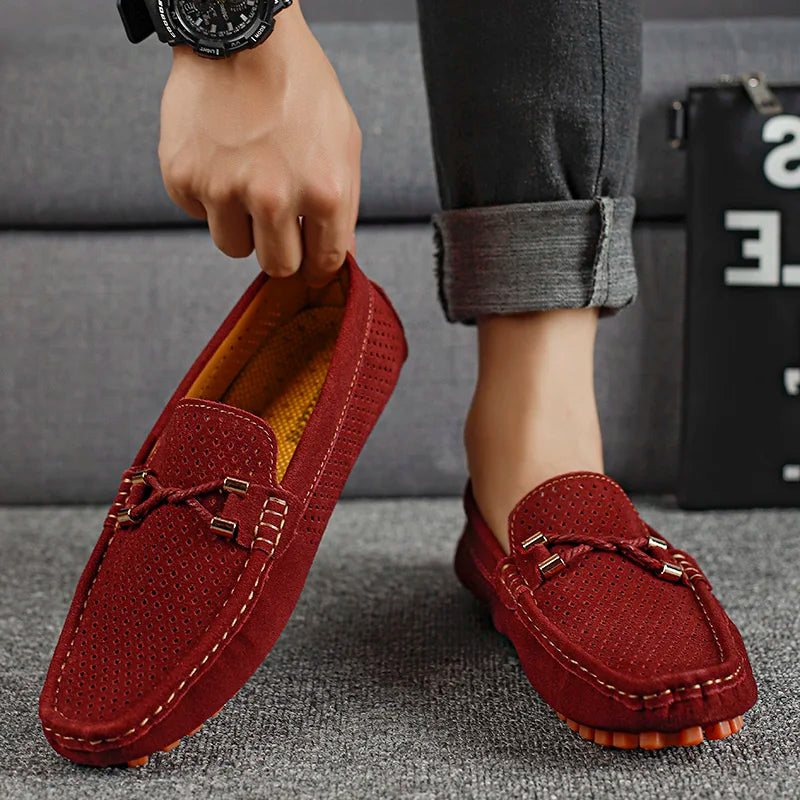Marco | Herren Slipper Perforiert Atmungsaktiv Elegant Casual Fit 2