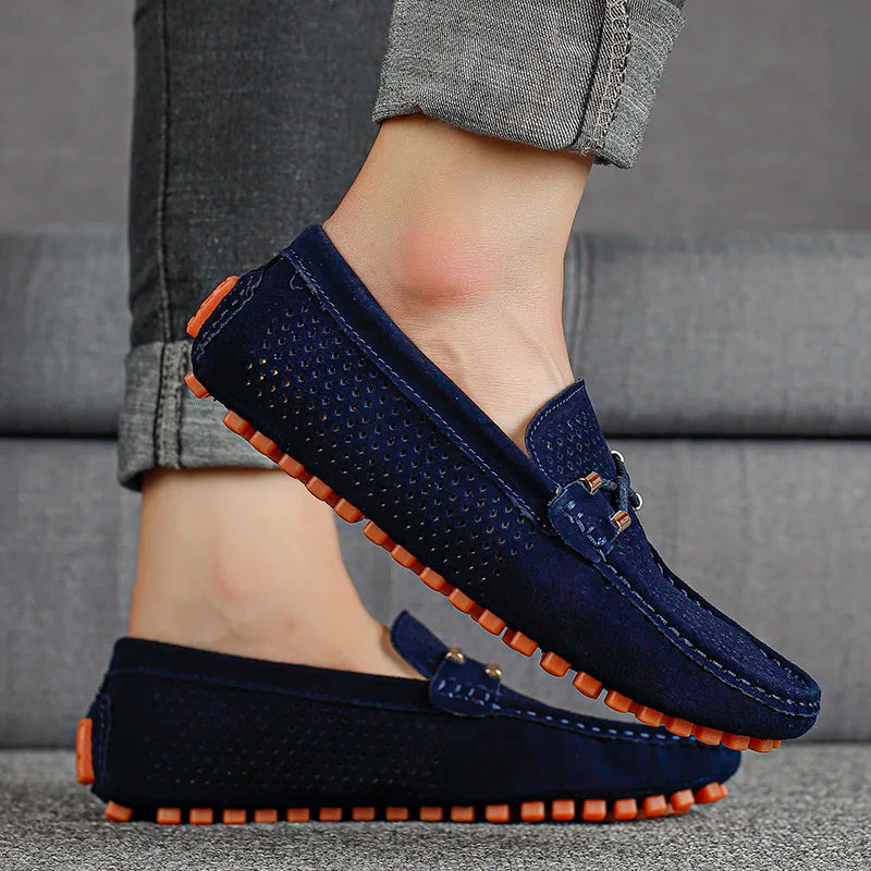 Marco | Herren Slipper Perforiert Atmungsaktiv Elegant Casual Fit 3