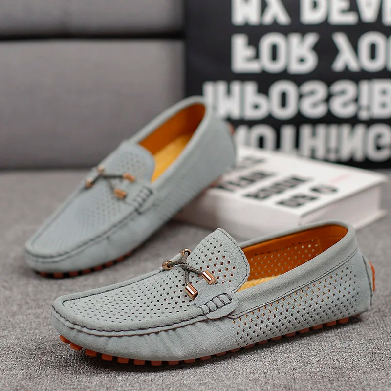 Marco | Herren Slipper Perforiert Atmungsaktiv Elegant Casual Fit 6