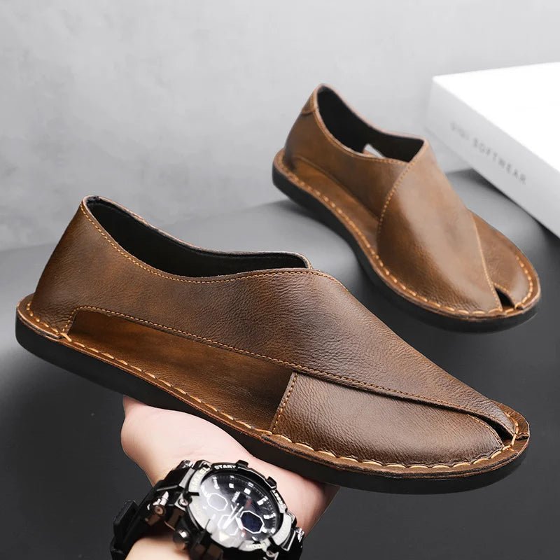 Maro | Elegante & Bequeme Herren Sandalen aus Italienischem Kalbsleder 2