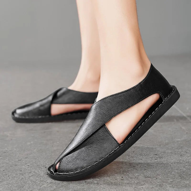 Maro | Elegante & Bequeme Herren Sandalen aus Italienischem Kalbsleder 5