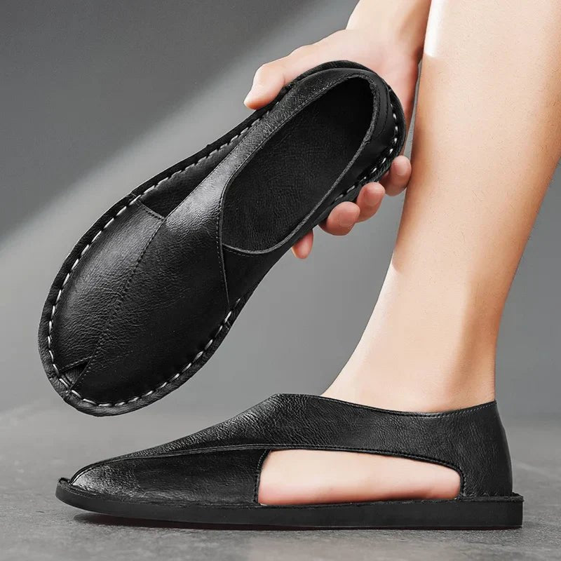 Maro | Elegante & Bequeme Herren Sandalen aus Italienischem Kalbsleder 6