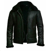 James | Bequeme Leder Bomberjacke