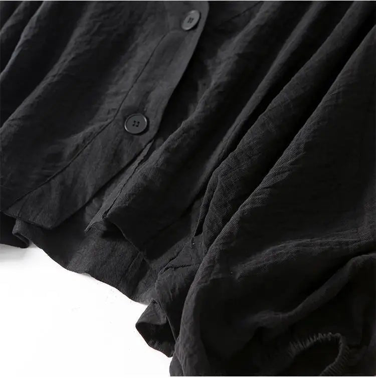 Maya | Atmungsaktive, Elegante Damenbluse mit Fledermausärmeln aus Baumwoll-Leinen 5