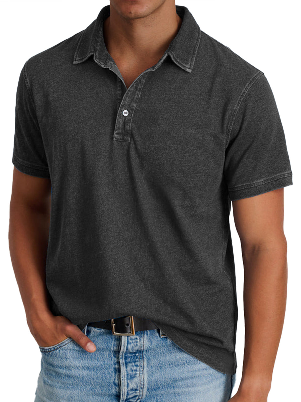 Milan | Poloshirt Herren Atmungsaktiv Elegant Slim Fit 4