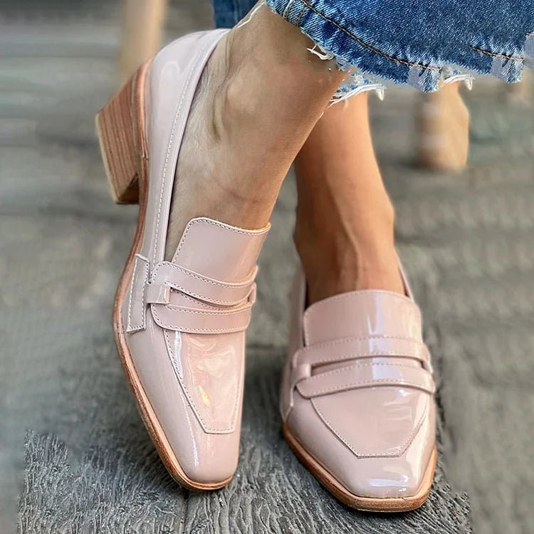 Mira | Elegante, Bequeme Damen Loafer aus Lackleder – Stilvolle Slipper für Jeden Anlass 0