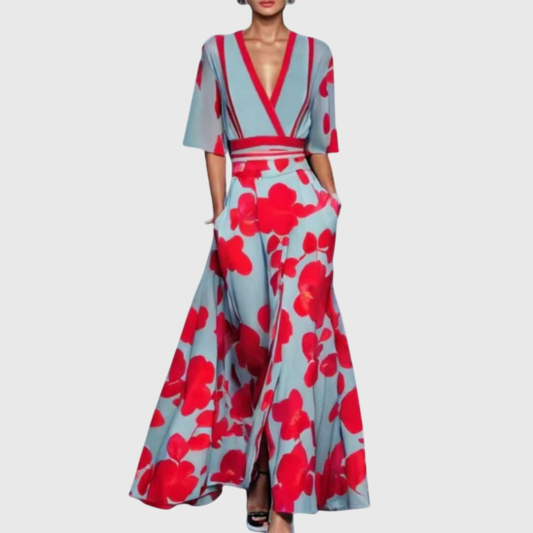 Mira | Frühlingskleid Damen Floral Elegant Luftig Feminine Passform 0