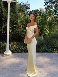 Valérie | Luxuriöses & Elegantes Satin-Hochzeitsgastkleid