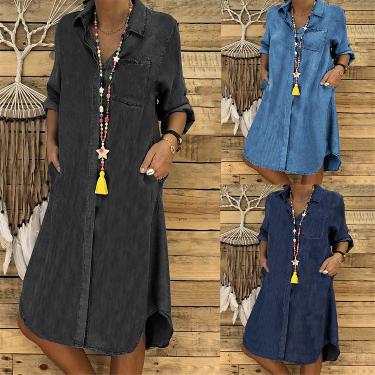 Mira | Lässiges Denim Damenkleid mit Entspannter Passform 6