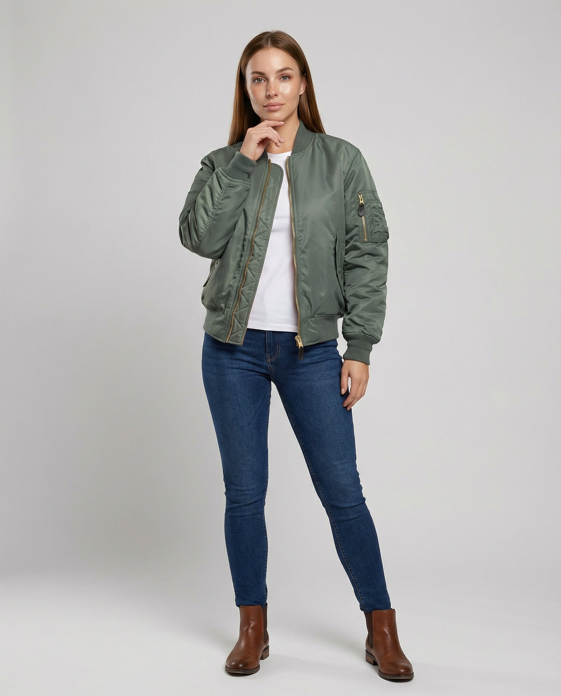 Mira | Zeitlos, Vielseitig &amp; Elegant Damen-Bomberjacke 1