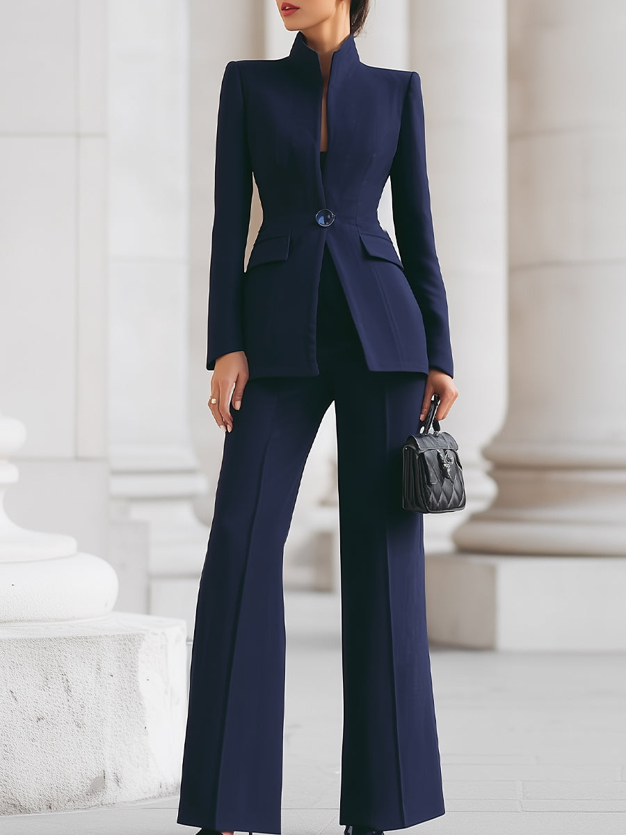 Mirabella | Elegantes, Maßgeschneidertes Damenanzug Blau für Festliche Anlässe 0