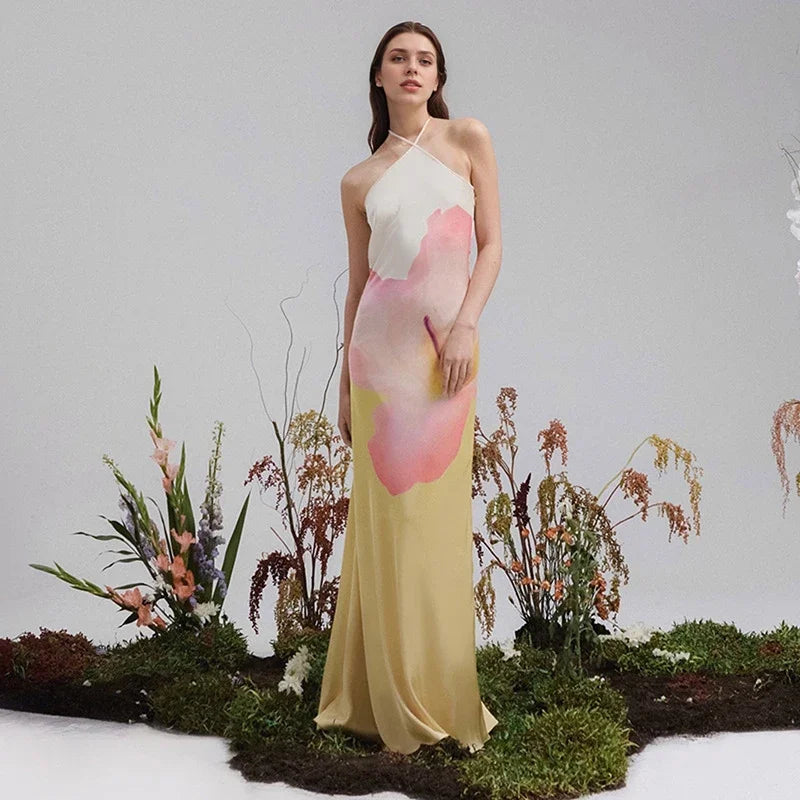 Natascha | Florales, Elegantes Damen Maxikleid für Sommeranlässe 1