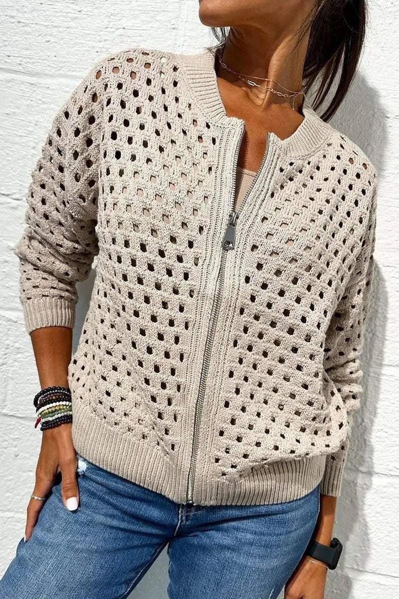 Nela | Luftige, Atmungsaktive & Vielseitige Strickjacke 0