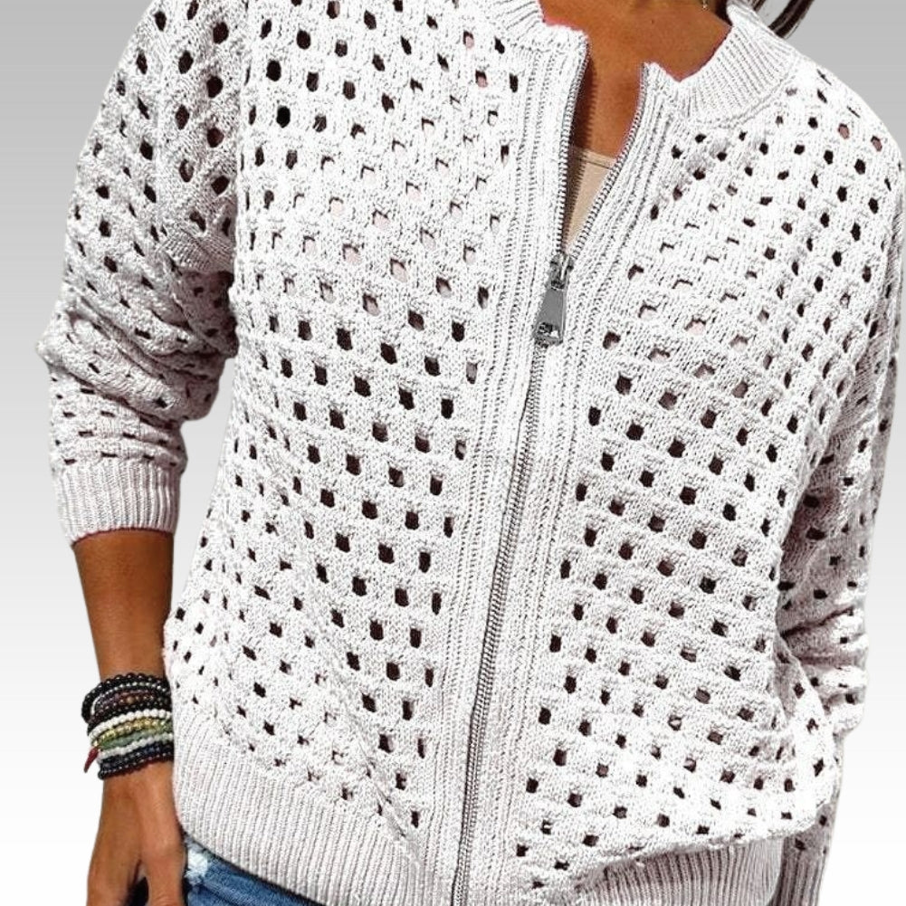 Nela | Luftige, Atmungsaktive & Vielseitige Strickjacke 11