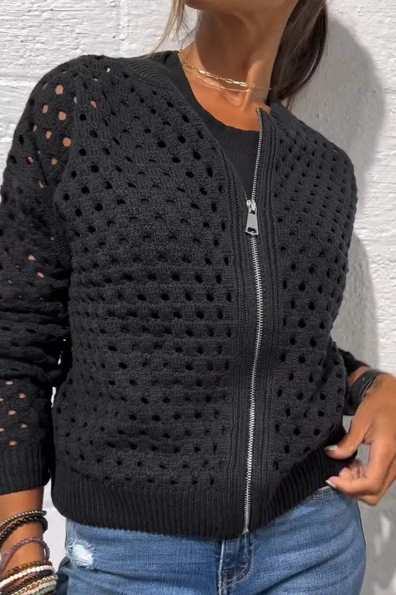 Nela | Luftige, Atmungsaktive & Vielseitige Strickjacke 6