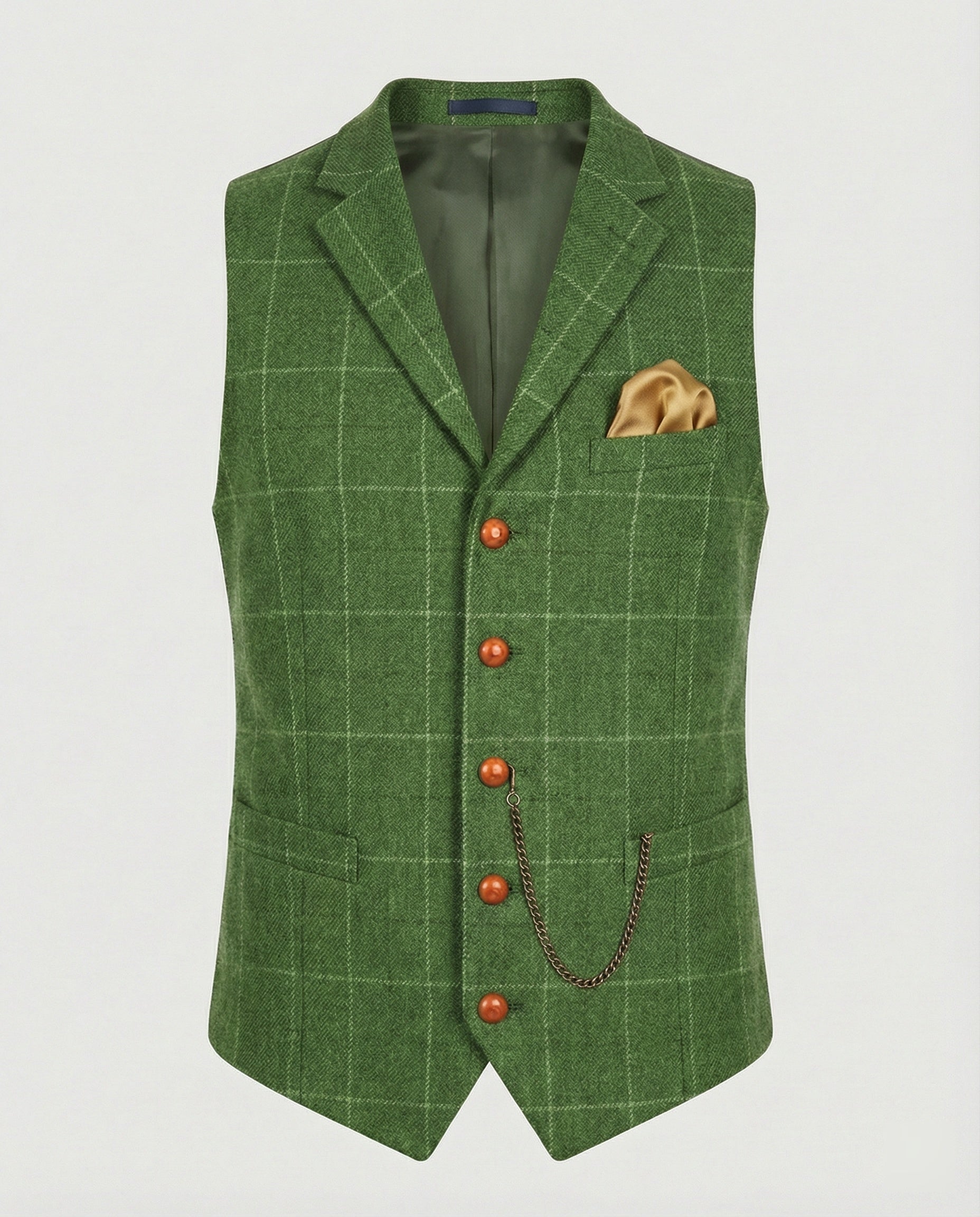 Olivar | Stilvolle, Vielseitige &amp; Elegante Herren Vintage-Weste 5