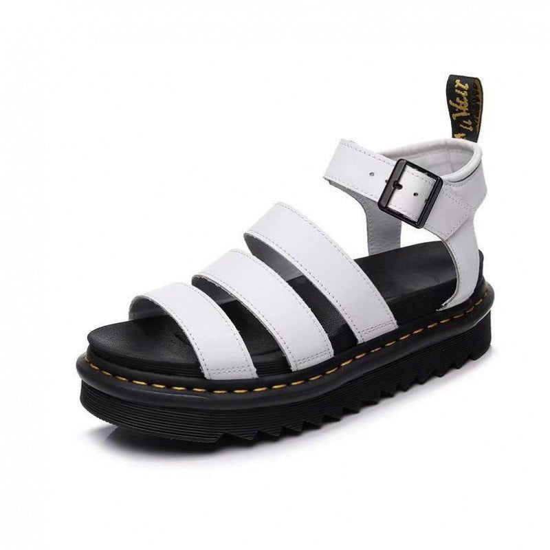 Olivia | Bequeme Plateau-Sandalen mit Riemchen 0
