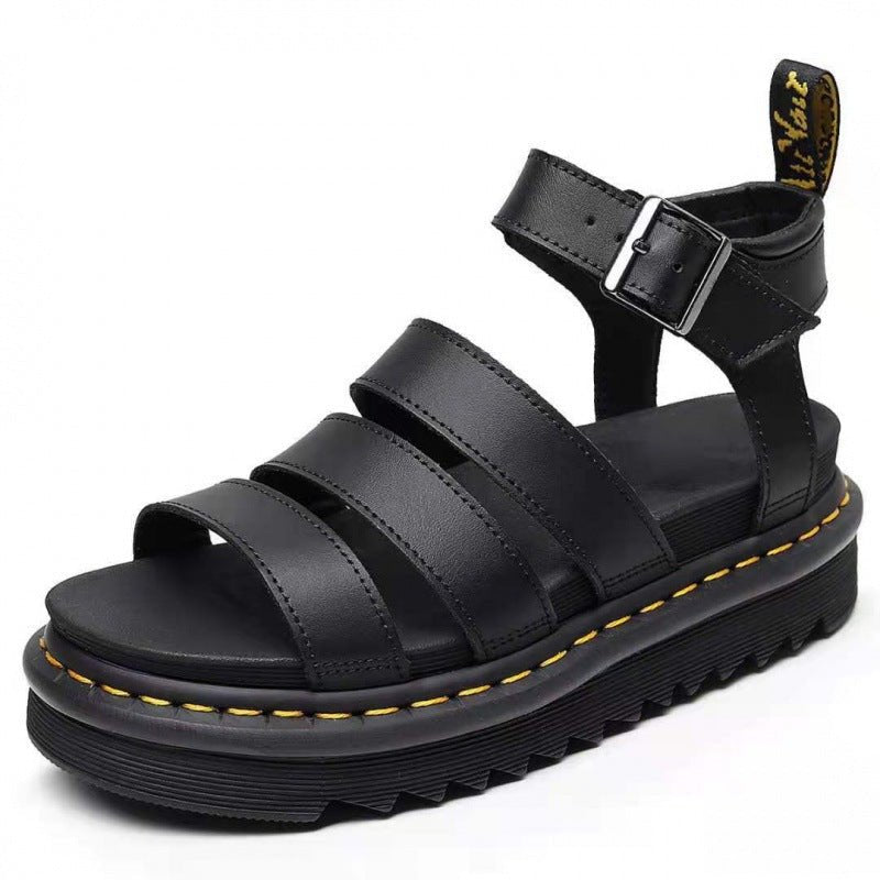 Olivia | Bequeme Plateau-Sandalen mit Riemchen 1