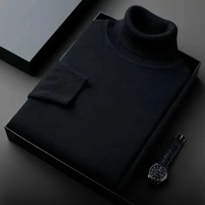 Patrick | Klassischer Kaschmir-Rollkragenpullover 5