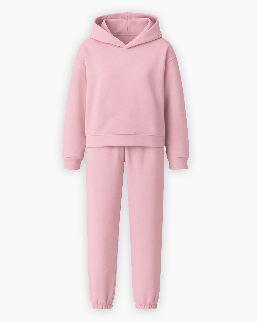 Lockerer Jogginganzug mit Kapuze und Bündchen