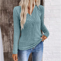 Sarah | Eleganter und strukturierter gestreifter Strickpullover