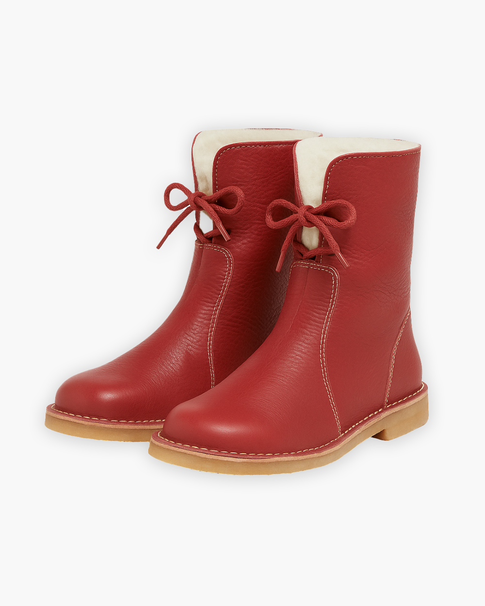 Gefütterte Winterboots mit rutschfester Sohle