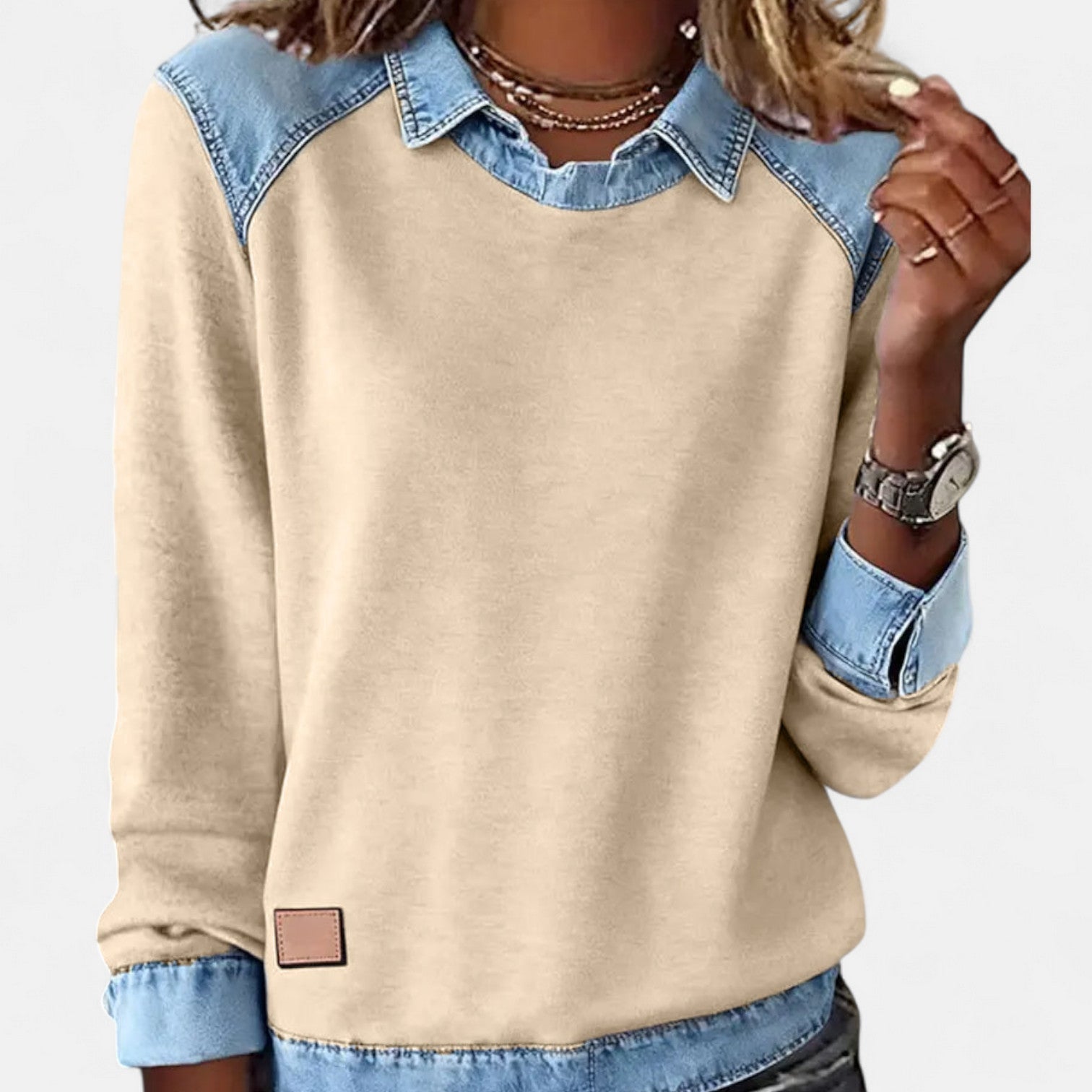 Regina | Trendiger Langarmpullover 3