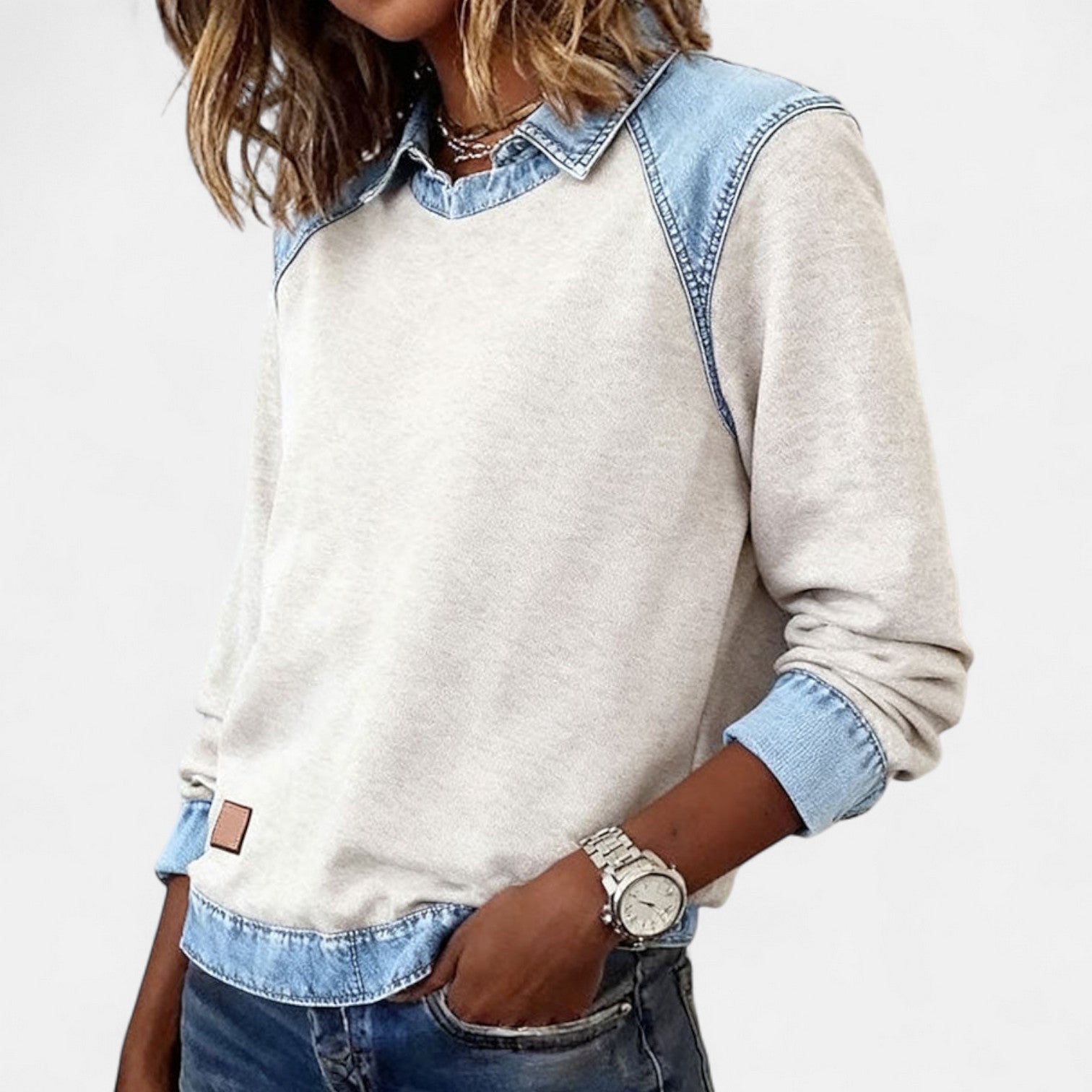Regina | Trendiger Langarmpullover 6