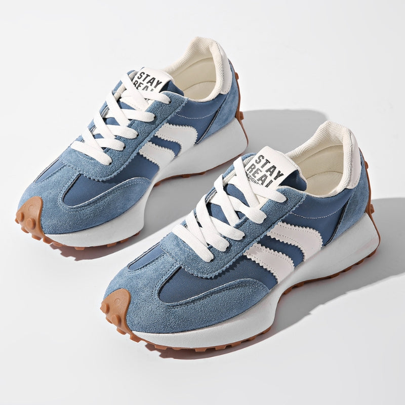 Riva | Retro Sneaker Damen Plateau Schnürung Komfortabel 1