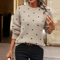 Emma | Stilvoller und gemütlicher Damen Punktepullover
