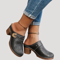 Laura | Modische und vielseitige Clogs mit Blockabsatz
