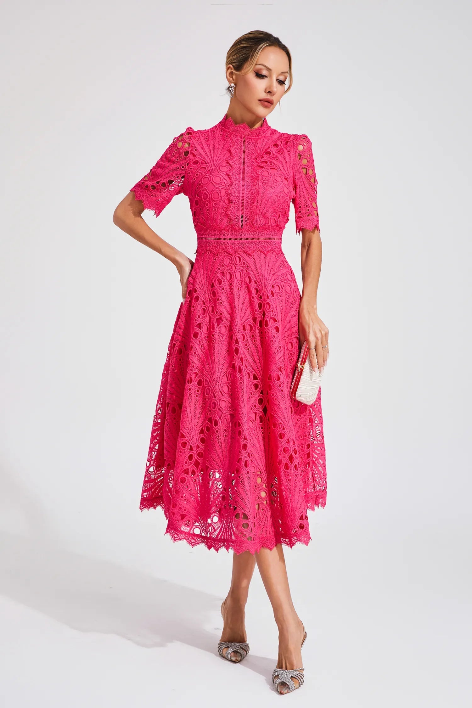 Rosalinda | Elegantes Midikleid für Hochzeitsgast – Romantisch &amp; Festlich 3