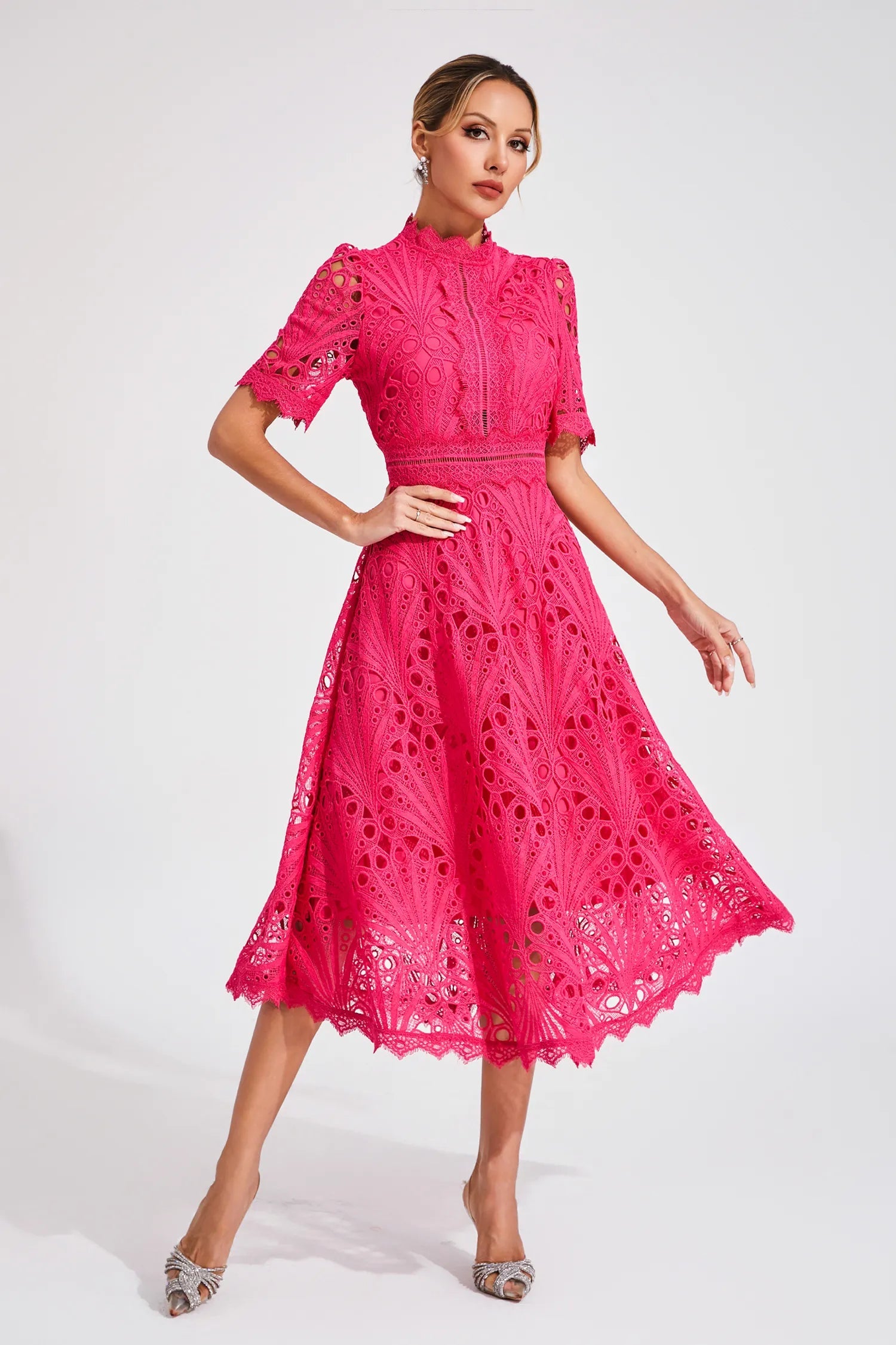 Rosalinda | Elegantes Midikleid für Hochzeitsgast – Romantisch &amp; Festlich 4