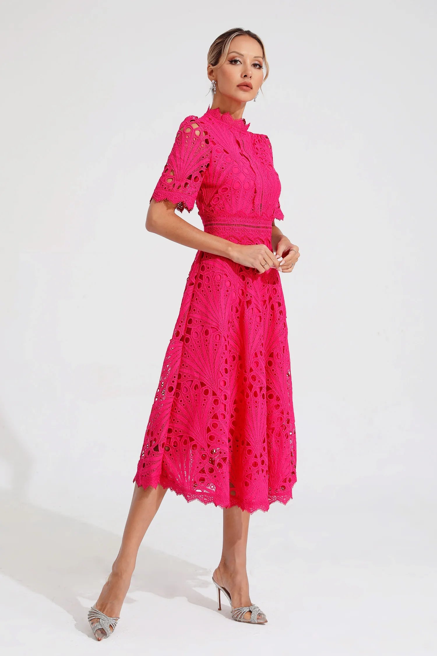 Rosalinda | Elegantes Midikleid für Hochzeitsgast – Romantisch &amp; Festlich 6